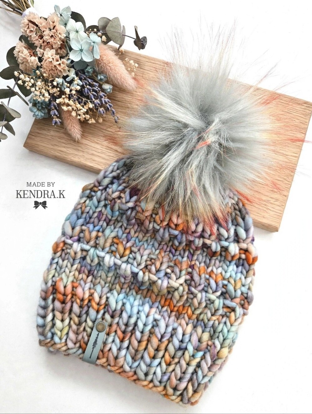 Handmade Knit Brand New Malabrigo Merino Wool Toque Beanie